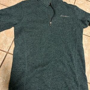 Eddie Bauer Green Pullover Hoodie